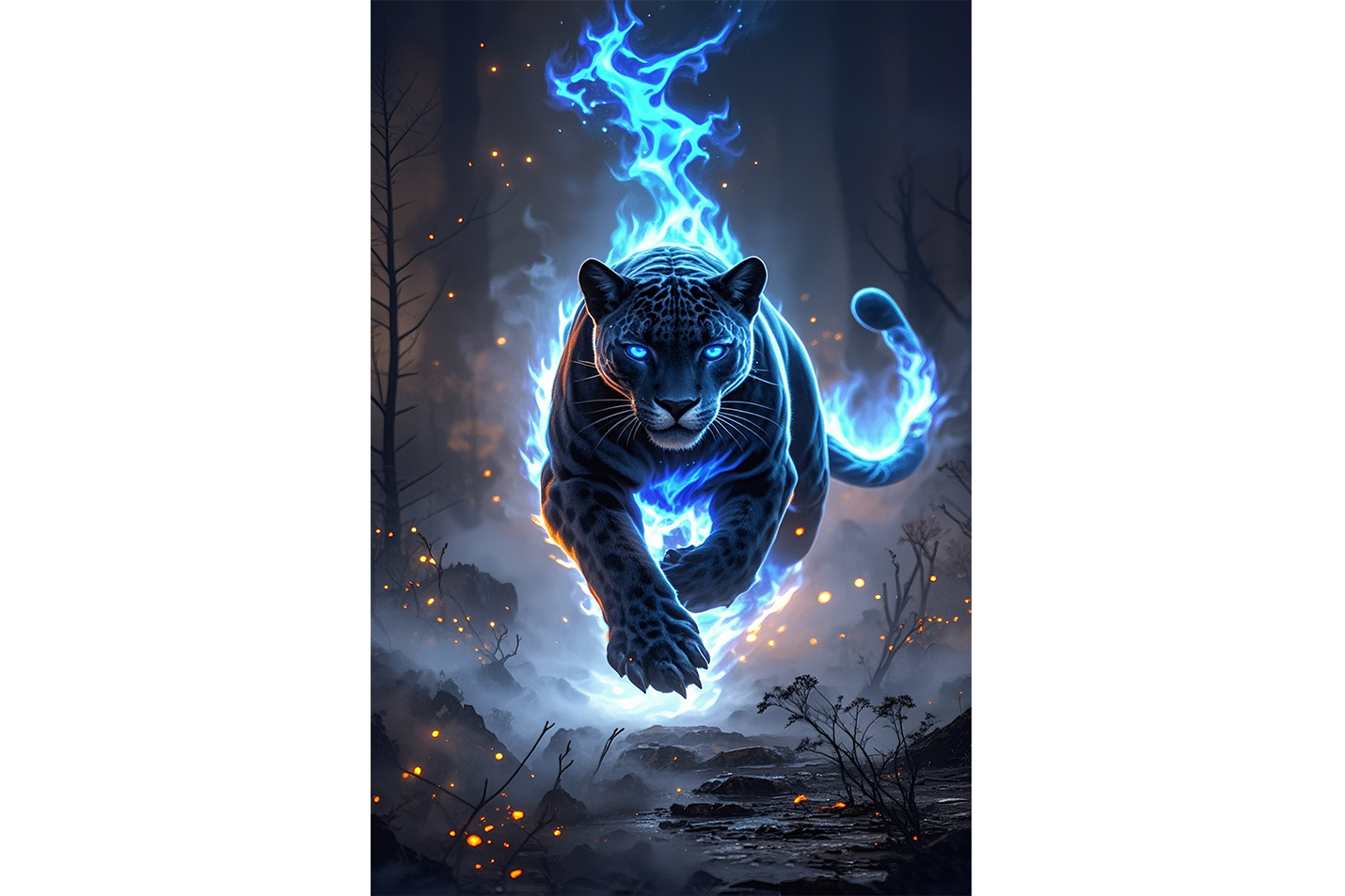 ai creation, manipulative jaguar model 1, pet, ai art, art, kanvas tablo