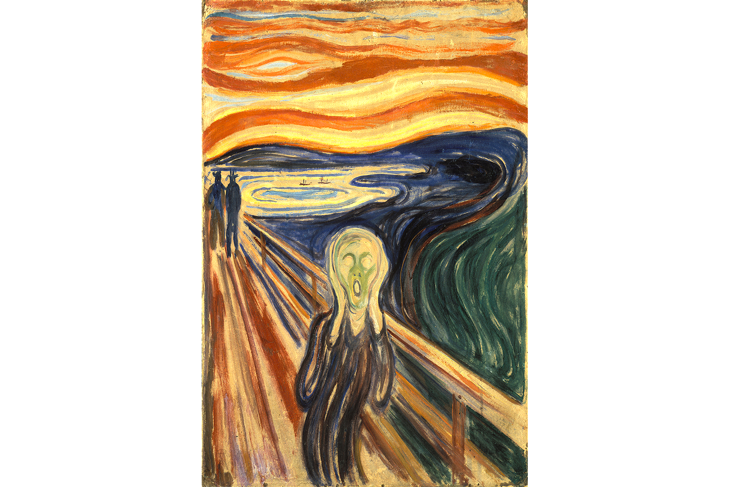 Edvard Munch Çığlık Ekspresyonist Sanat Kanvas Tablo