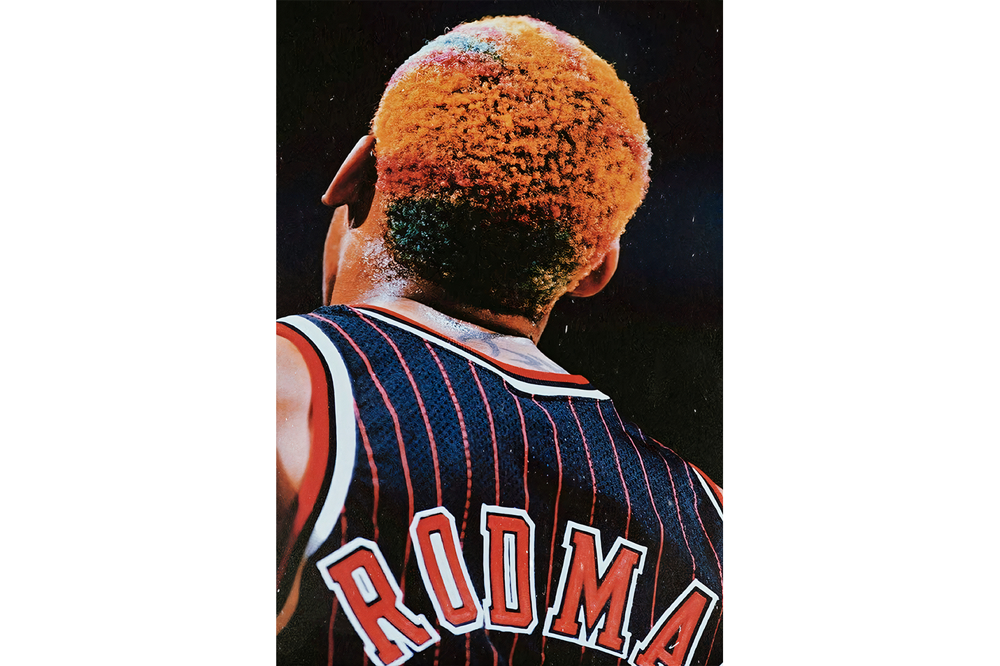 head model 2, dennis rodman, sport, kanvas tablo