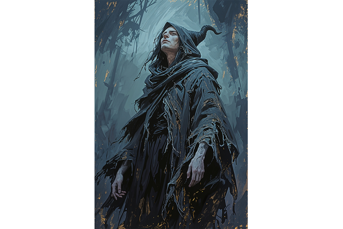 ai creation, unknown secret wizard, ai art, art, kanvas tablo