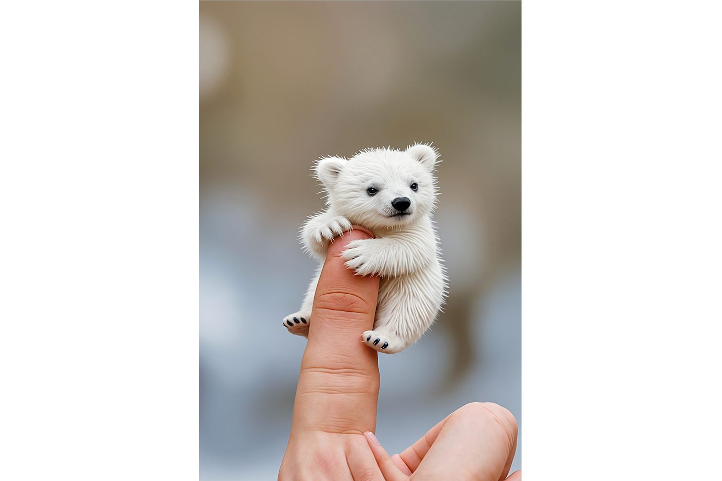 ai creation, baby doll model 6, kid, cute bear on finger, ai art, art, kanvas tablo