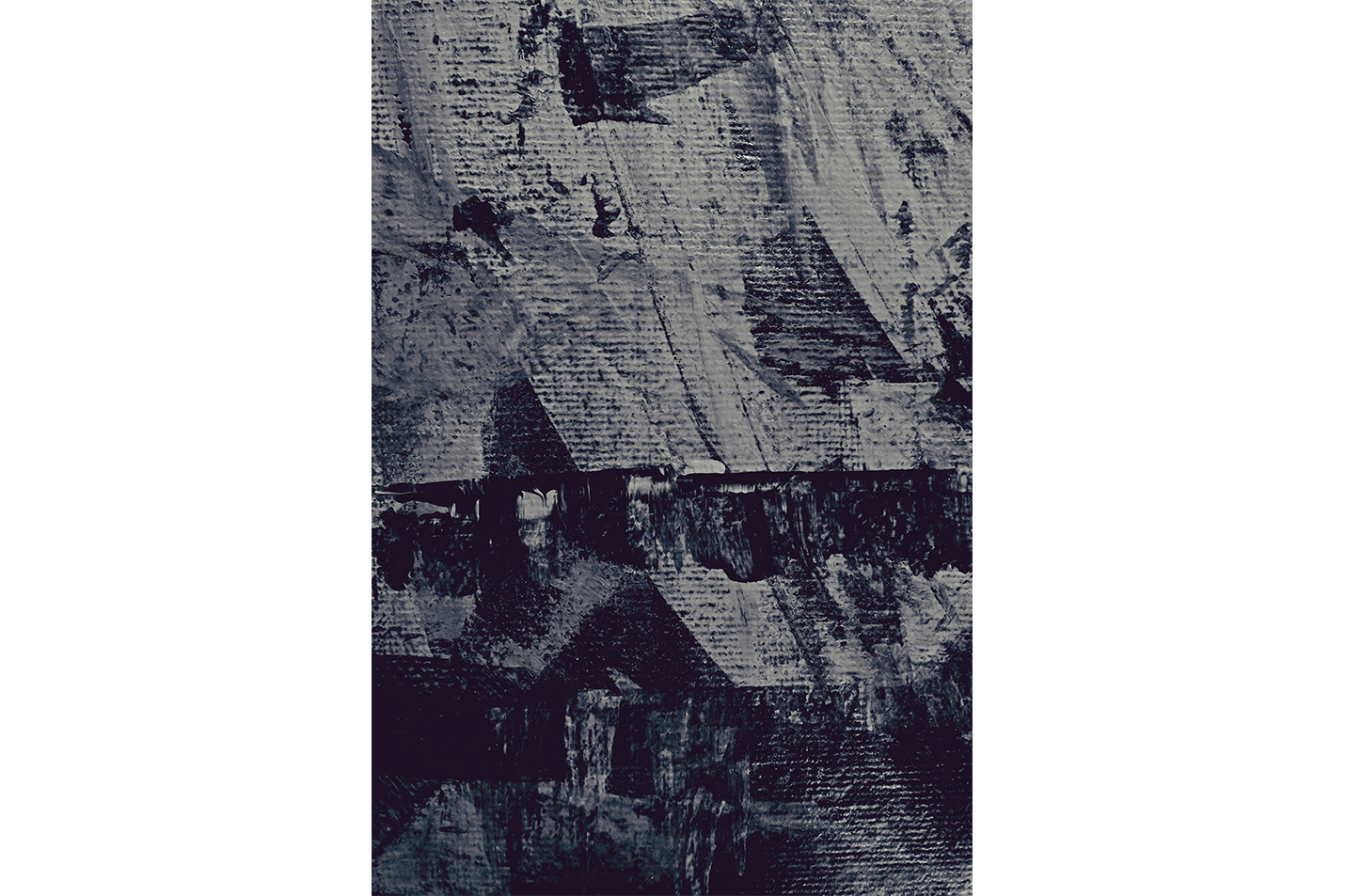 a close-up of a textured, monochromatic abstract painting with heavy brushstrokes on canvas, abstract, art, kanvas tablo