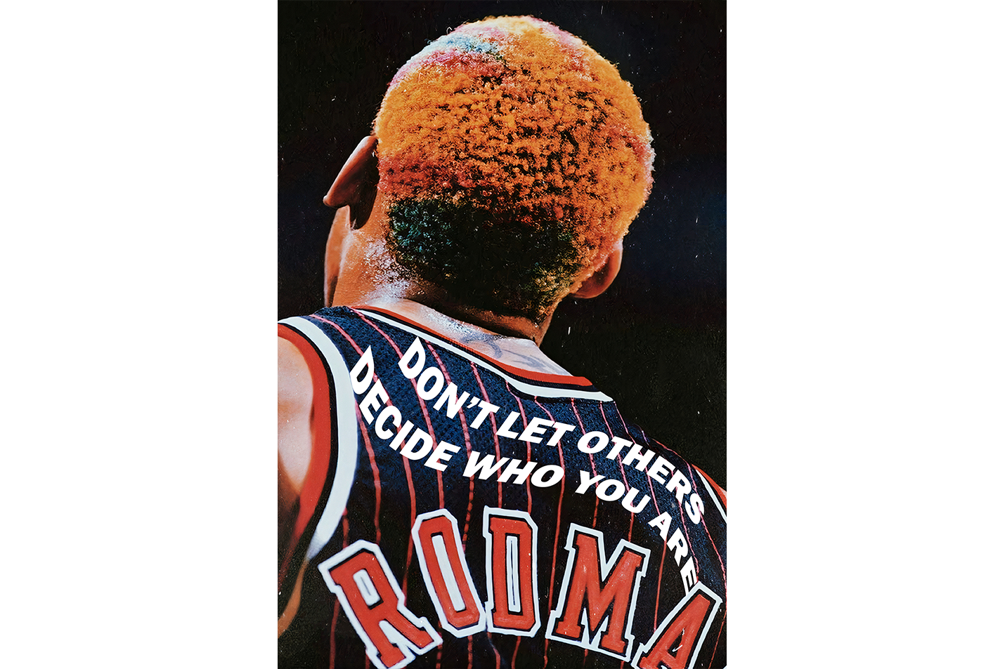 don't let others, dennis rodman, sport, kanvas tablo