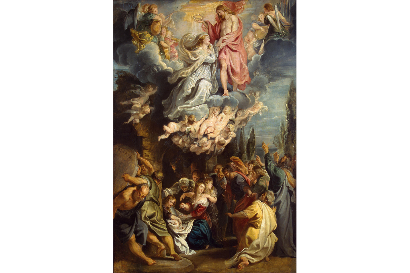 Peter Paul Rubens Meryem’in Göğe Yükselişi Barok Sanat Kanvas Tablo