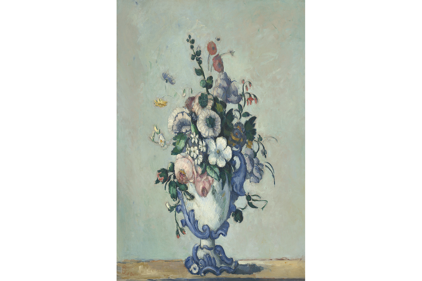 Paul Cézanne Çiçek Vazosu Natürmort Kanvas Tablo