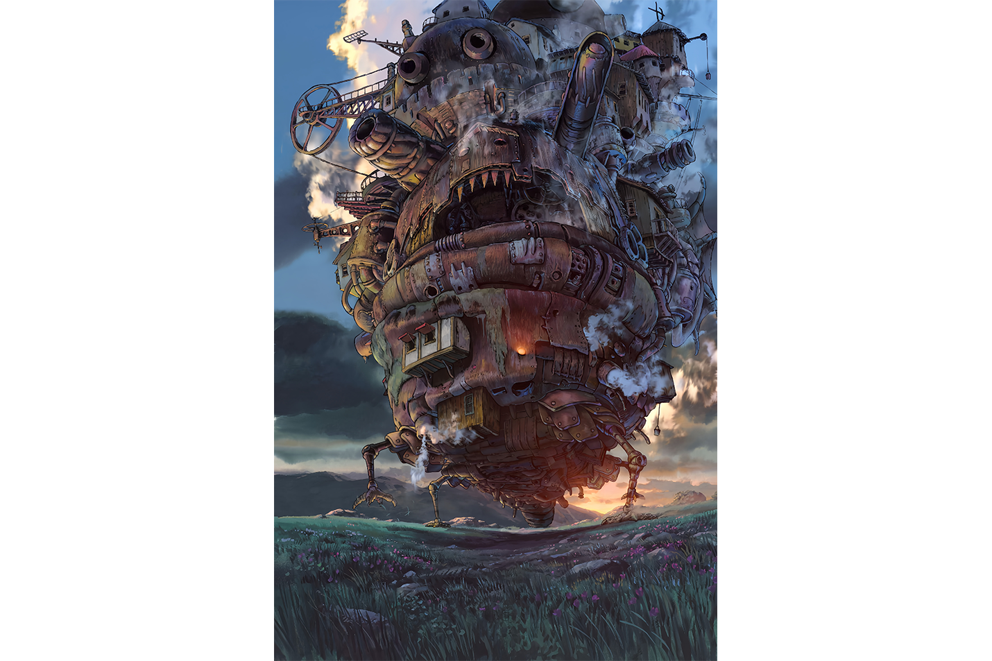 howls moving castle model 12, anime, studio ghibli theme, art, kanvas tablo