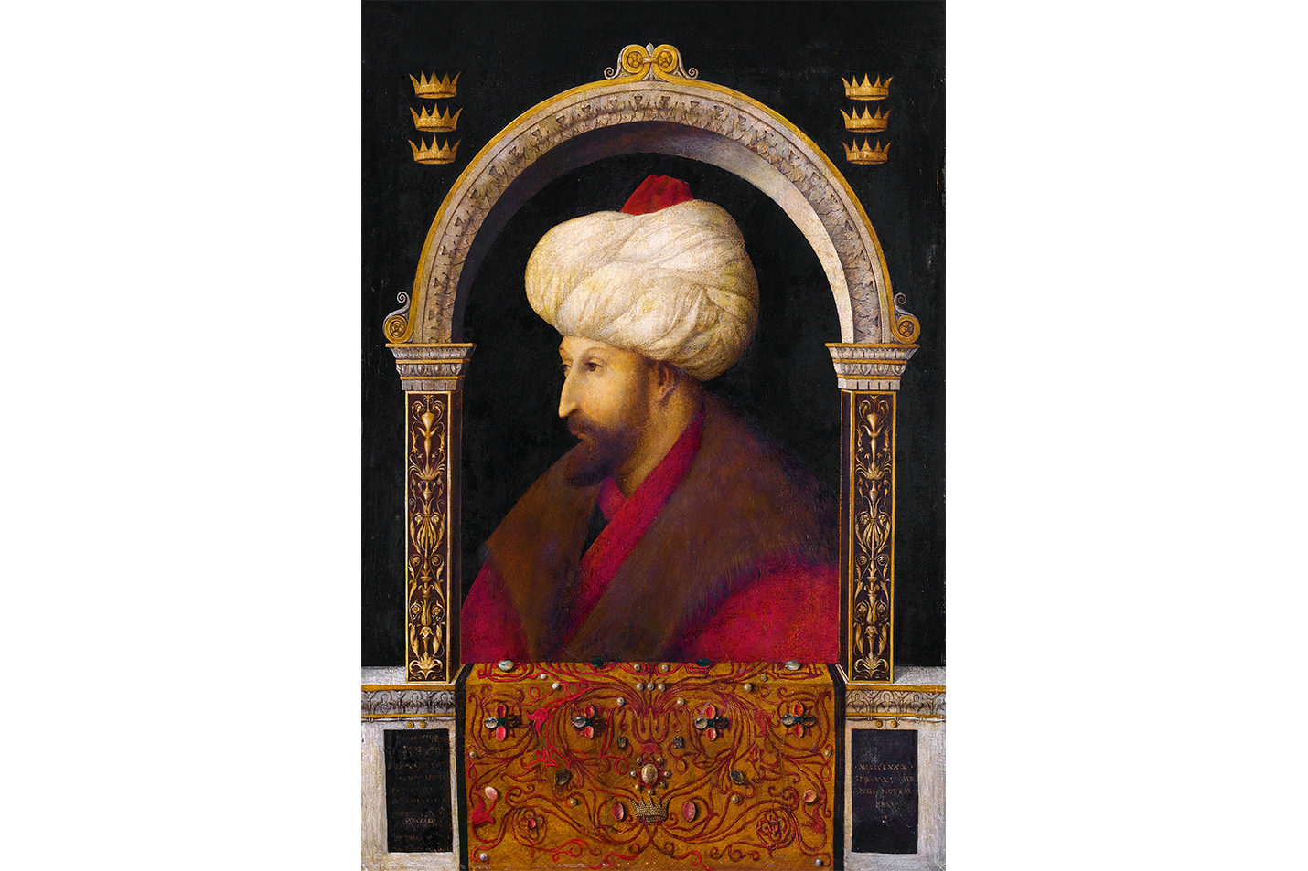 Gentile Bellini Fatih Sultan Mehmet Portresi Kanvas Tablo