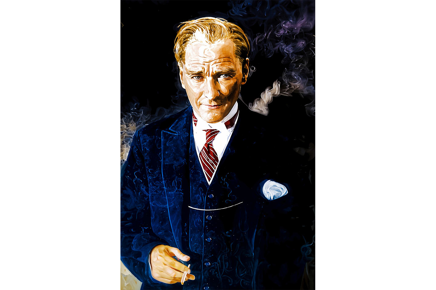 Atatürk portre model 11, art, kanvas tablo