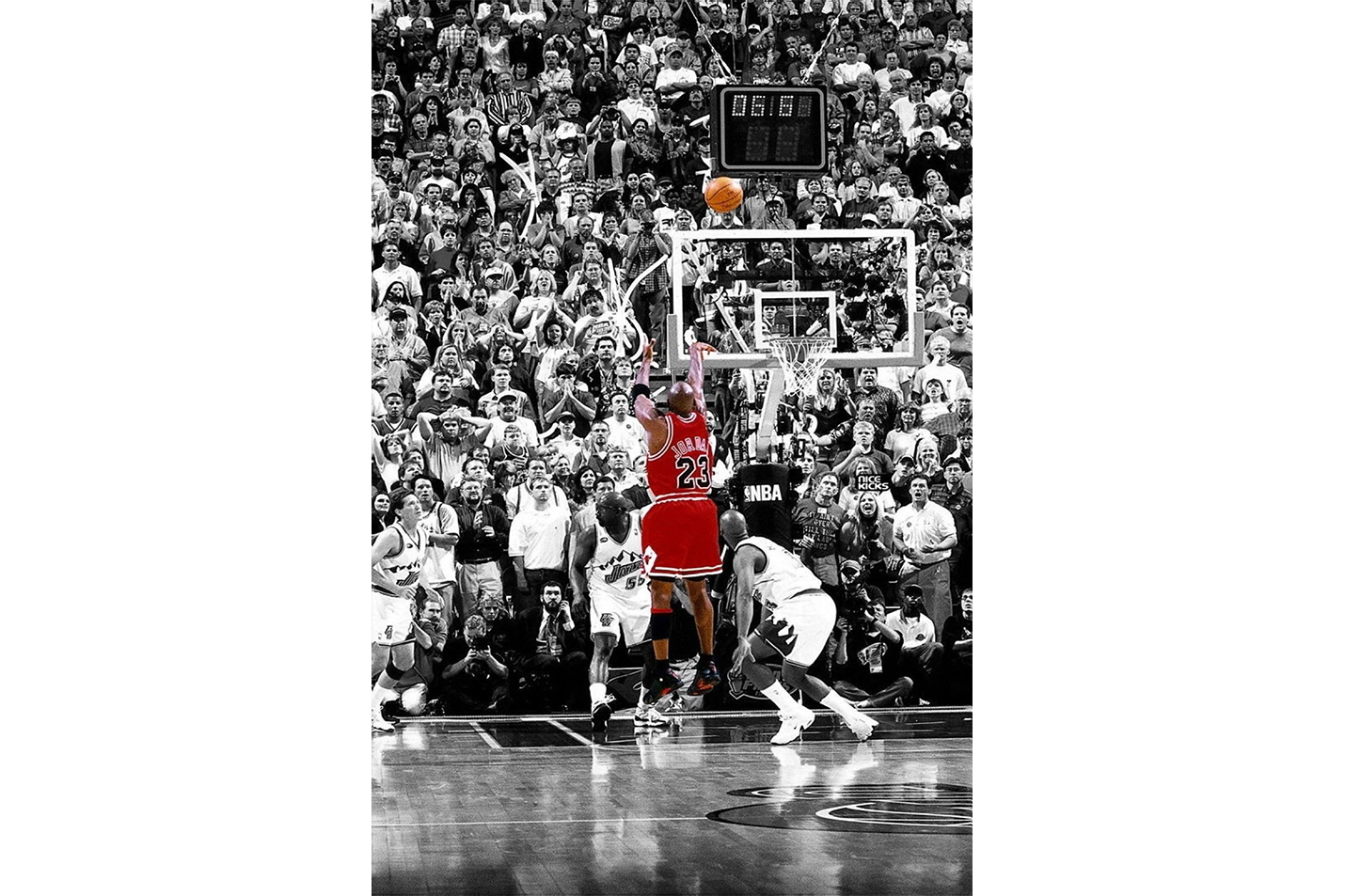 the shot model 1, michael jordan, sport, kanvas tablo