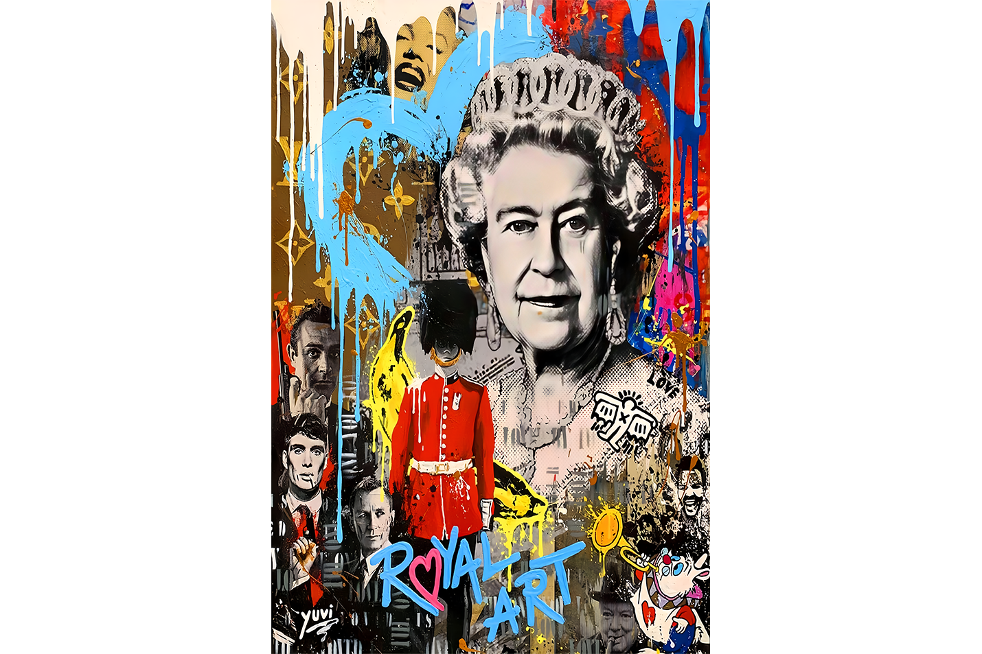 elizabeth mix, pop art, art, kanvas tablo