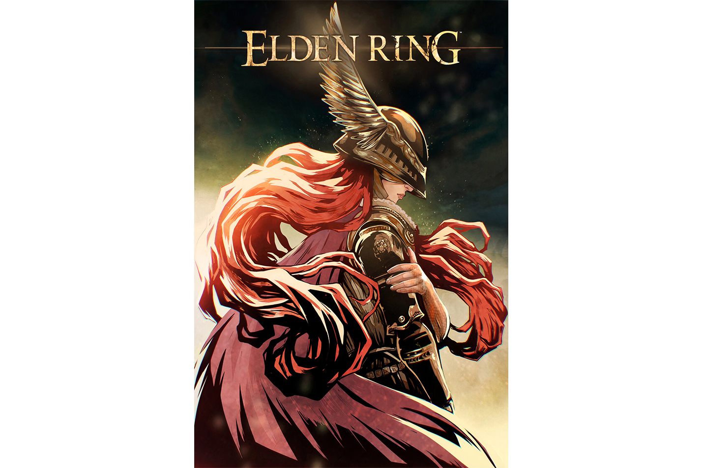 pc game, elden ring model 7, gaming art, art, kanvas tablo