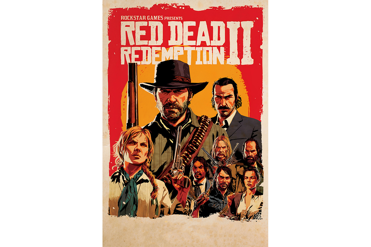 pc game, rdr 2 model 1, gaming art, art, kanvas tablo