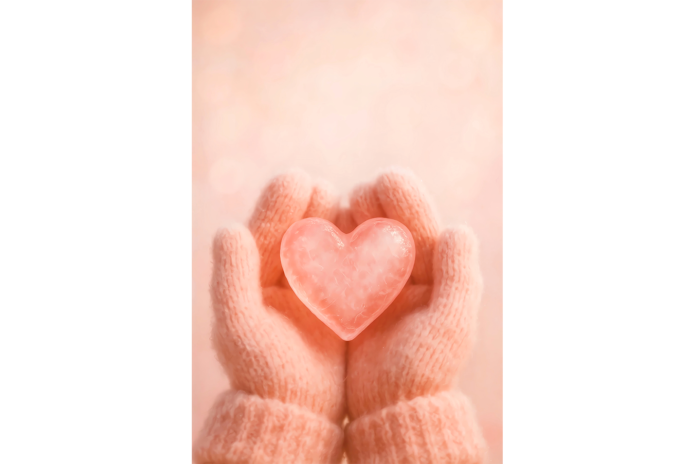 ai creation, a handful of hearts in the childs hands, ai art, art, kanvas tablo