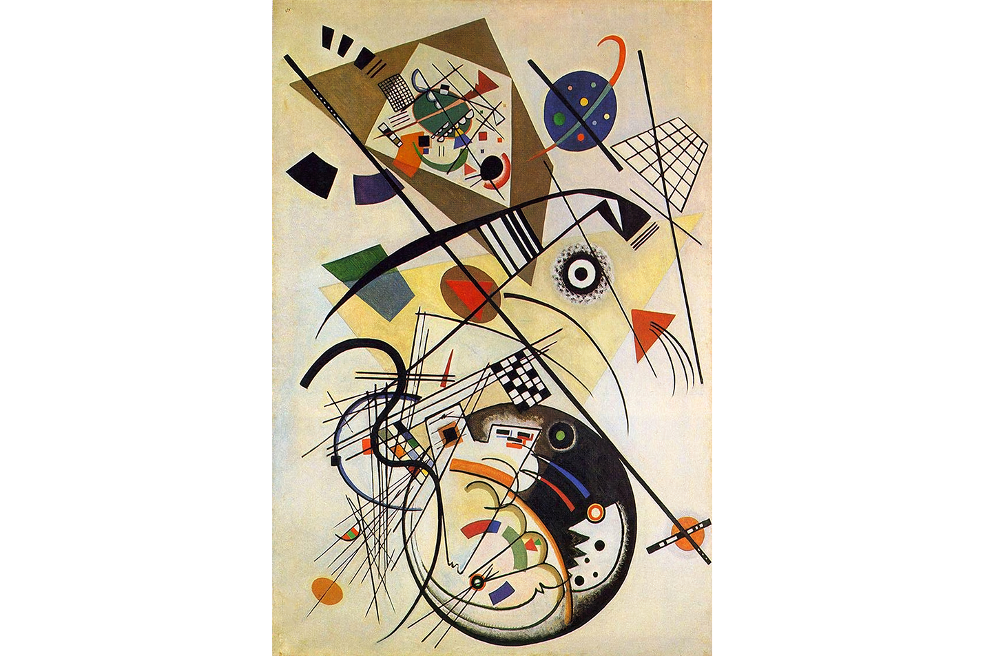 Wassily Kandinsky Kompozisyon VIII Kanvas Tablo