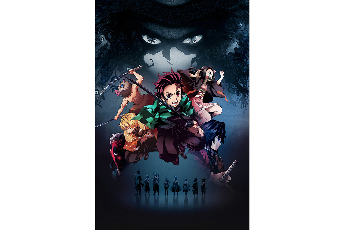 demon slayer model 14, series, anime, gaming art, art, kanvas tablo