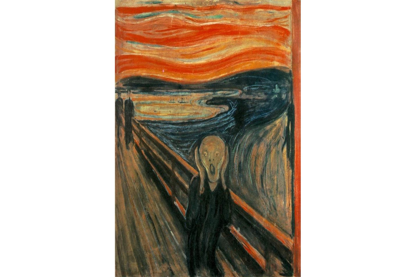 Edvard Munch Çığlık Kanvas Tablo