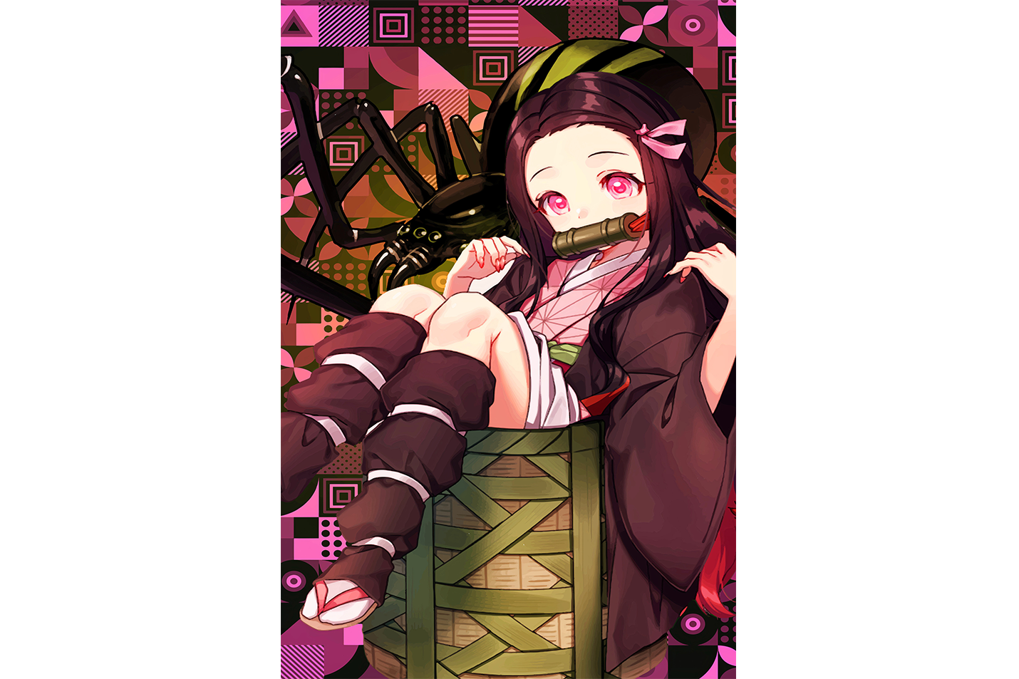 demon slayer model 9, series, anime, gaming art, art, kanvas tablo