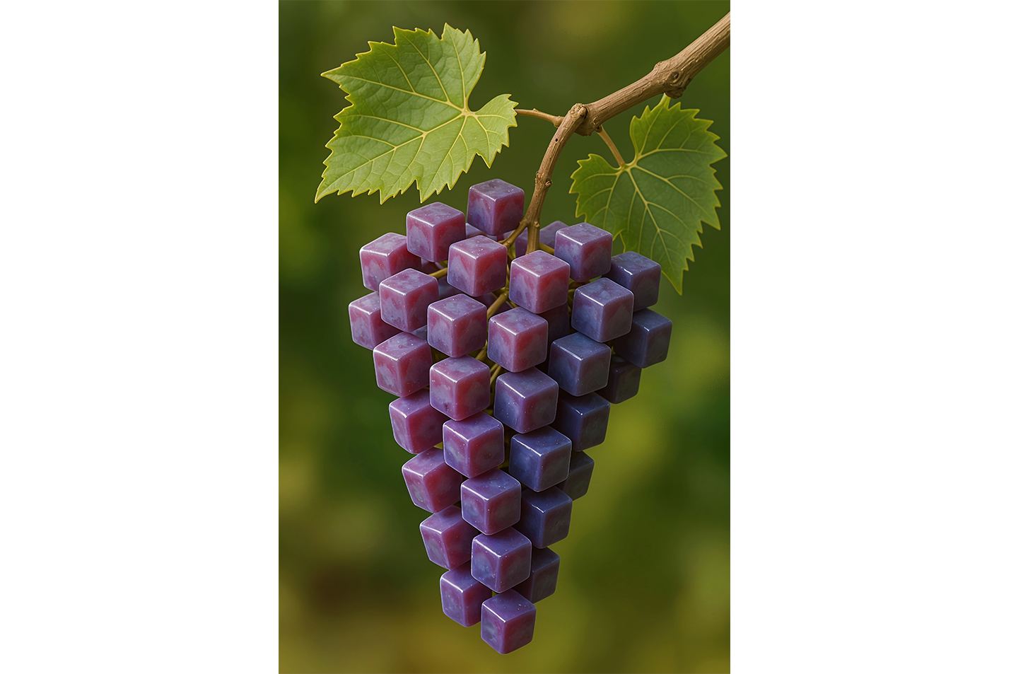 ai creation, square purple grapes, ai art, art, kanvas tablo