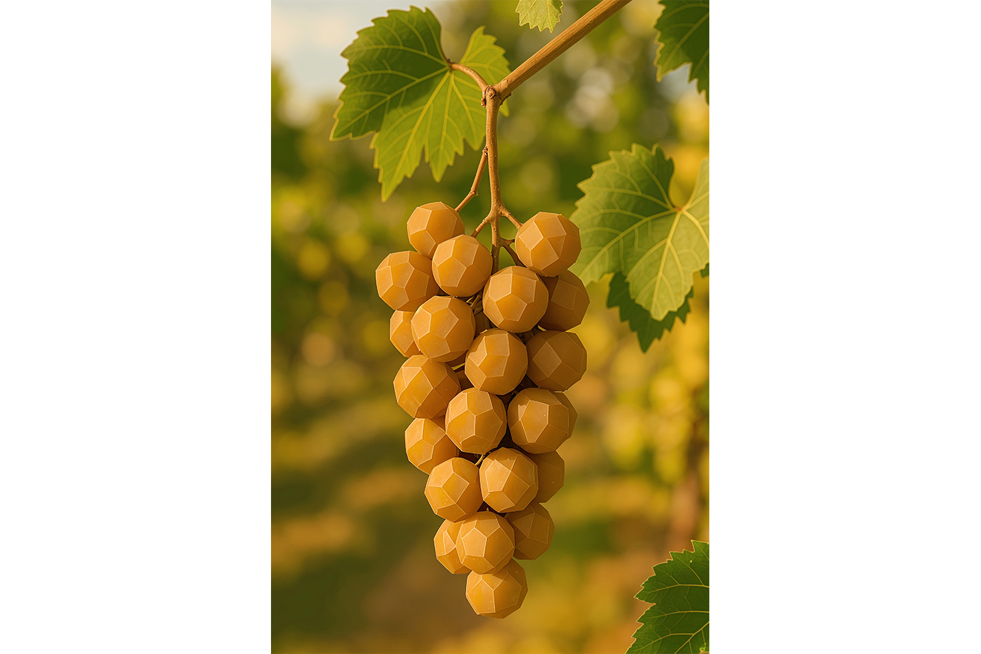 ai creation, polygon orange grapes, ai art, art, kanvas tablo