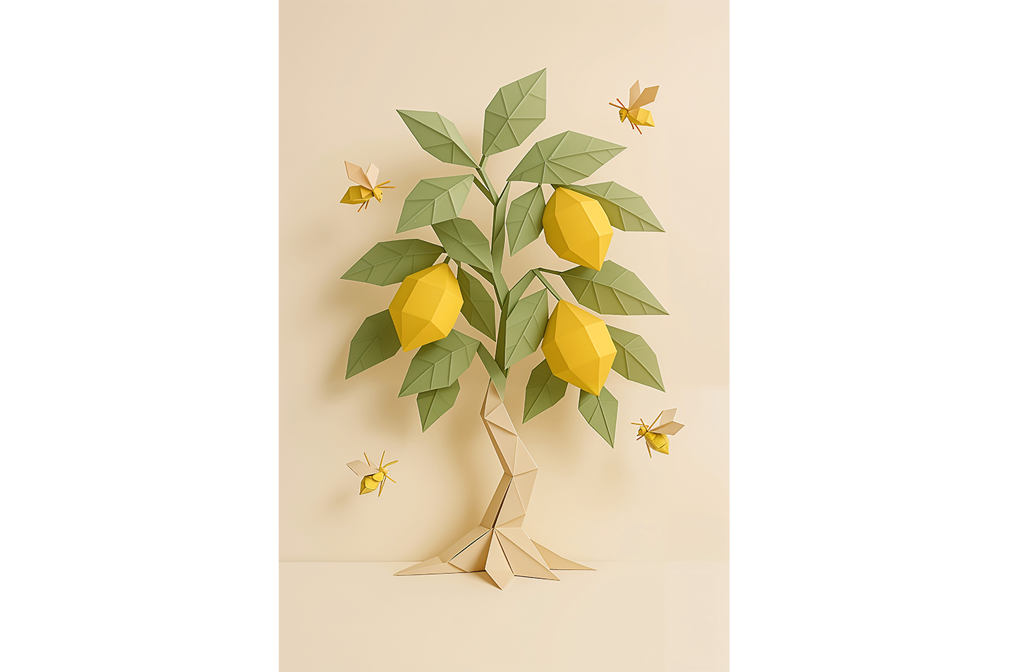 ai creation, lemon tree, ai art, art, kanvas tablo