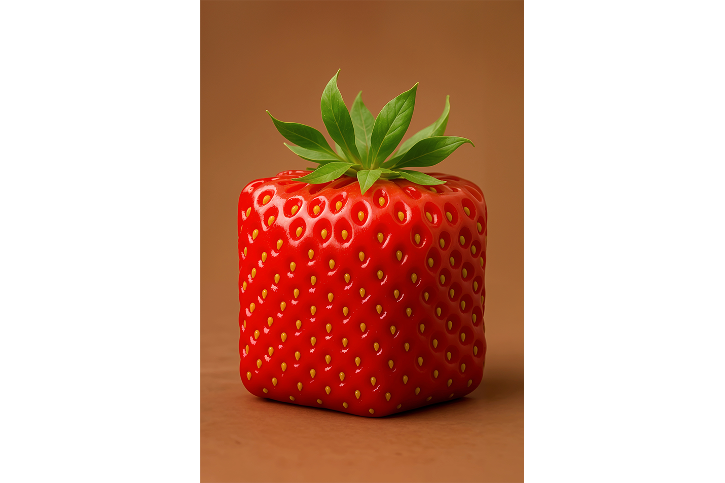 ai creation, square strawberry, ai art, art, kanvas tablo