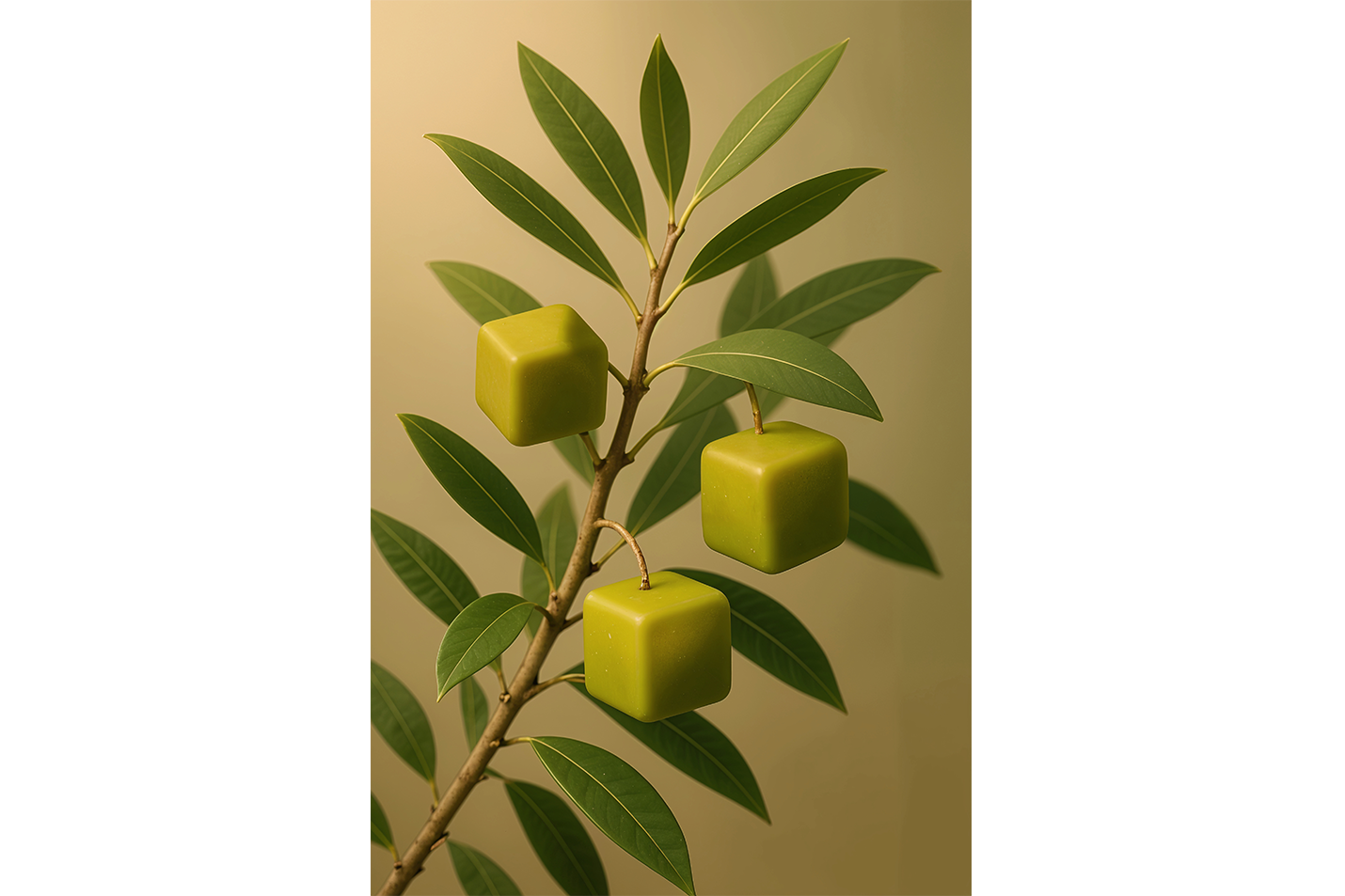 ai creation, square green olives, ai art, art, kanvas tablo