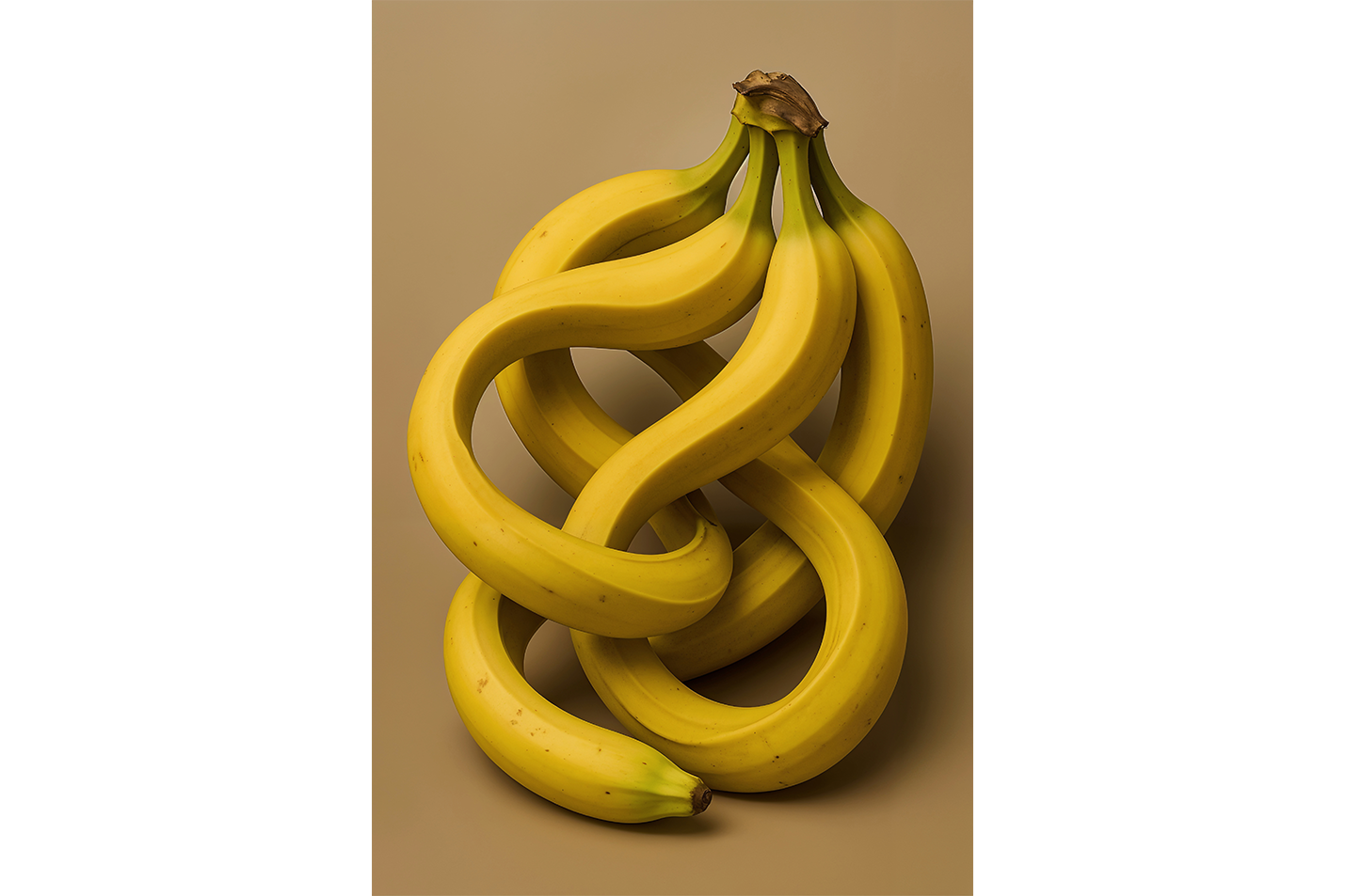ai creation, intertwined banana, ai art, art, kanvas tablo