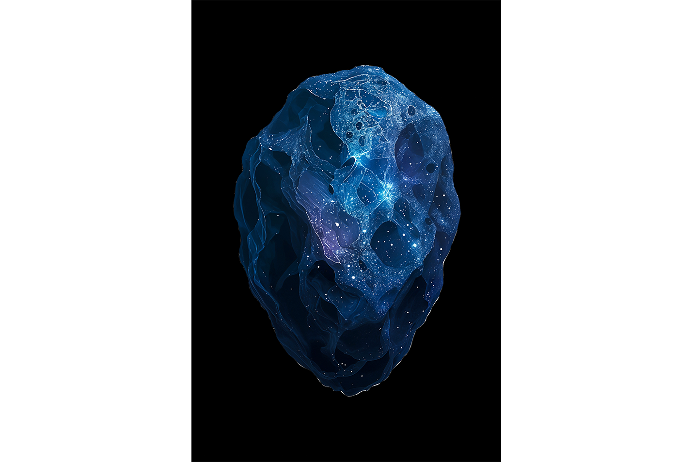 ai creation, giant asteroid, ai art, art, kanvas tablo