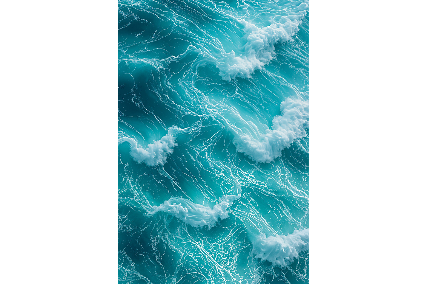 ai creation, giant waves, ai art, art, kanvas tablo