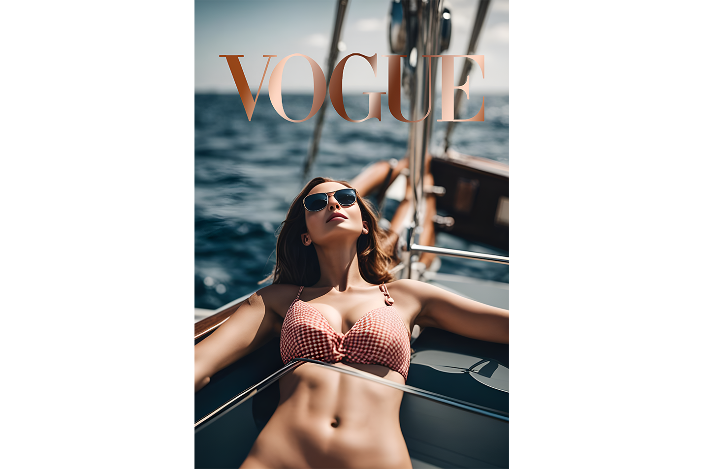 ai creation vogue, beauty, sunshine, art, kanvas tablo