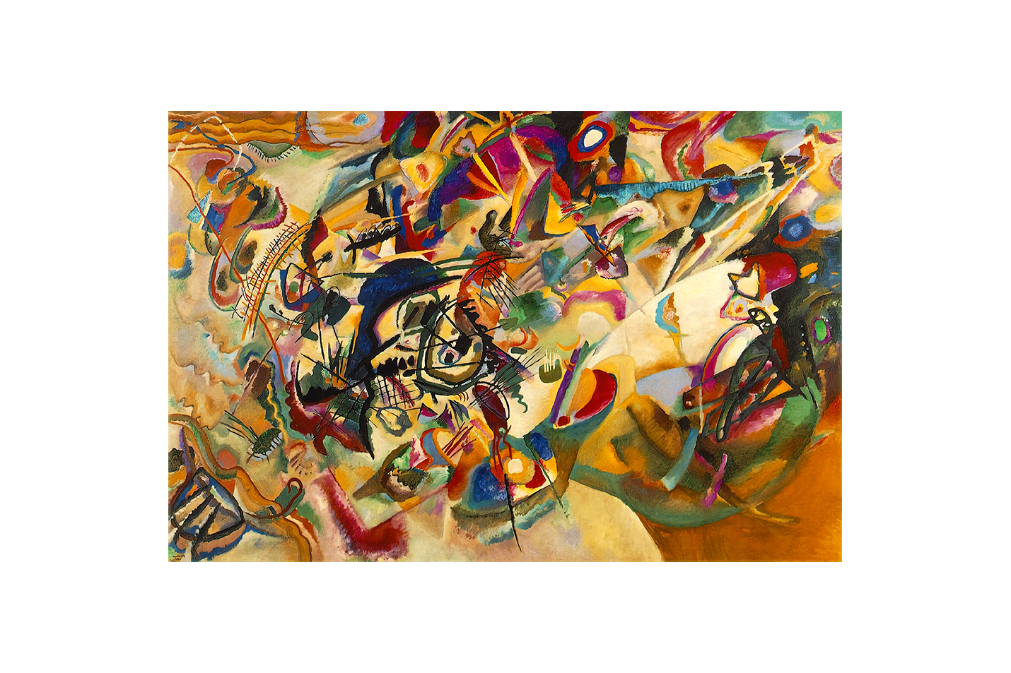 Wassily Kandinsky Composition VII Soyut Sanatın Başyapıtı Kanvas Tablo