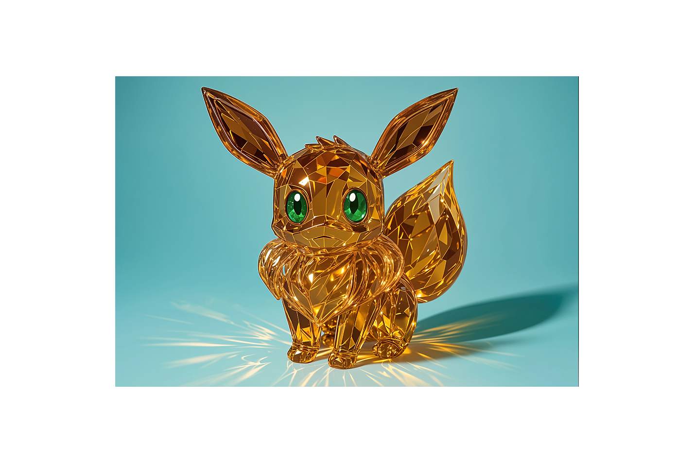 ai creation, prismatic looking pokemon, soft colors, ai art, art, kanvas tablo