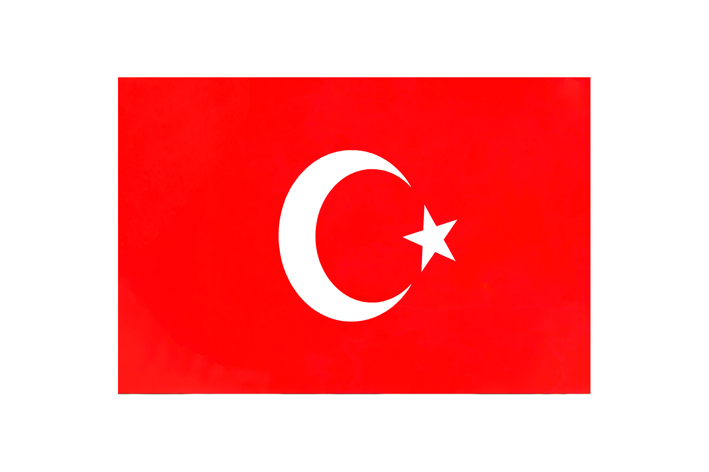 Turkish flag model 2, art, kanvas tablo
