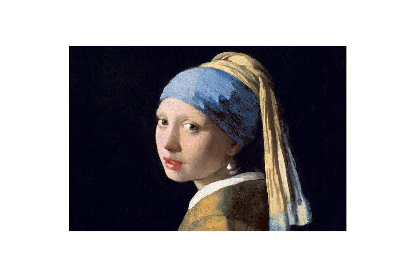 Johannes Vermeer'in Gizemli Başyapıtı İnci Küpeli Kız Barok Sanatı Kanvas Tablo