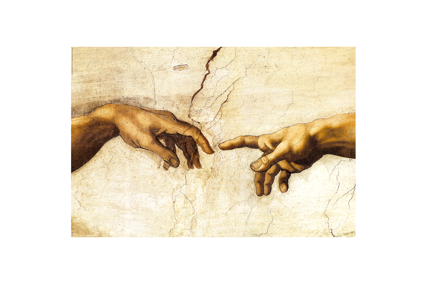 Michelangelo "Adem'in Yaratılışı" | Rönesans'ın İkonik Eseri Kanvas Tablo