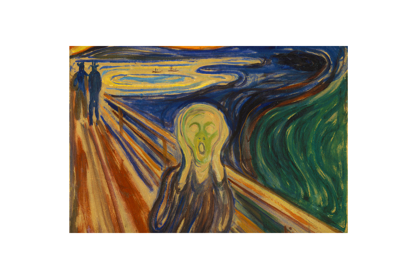 Edvard Munch Çığlık | Dışavurumculuk Akımının Başyapıtı Kanvas Tablo