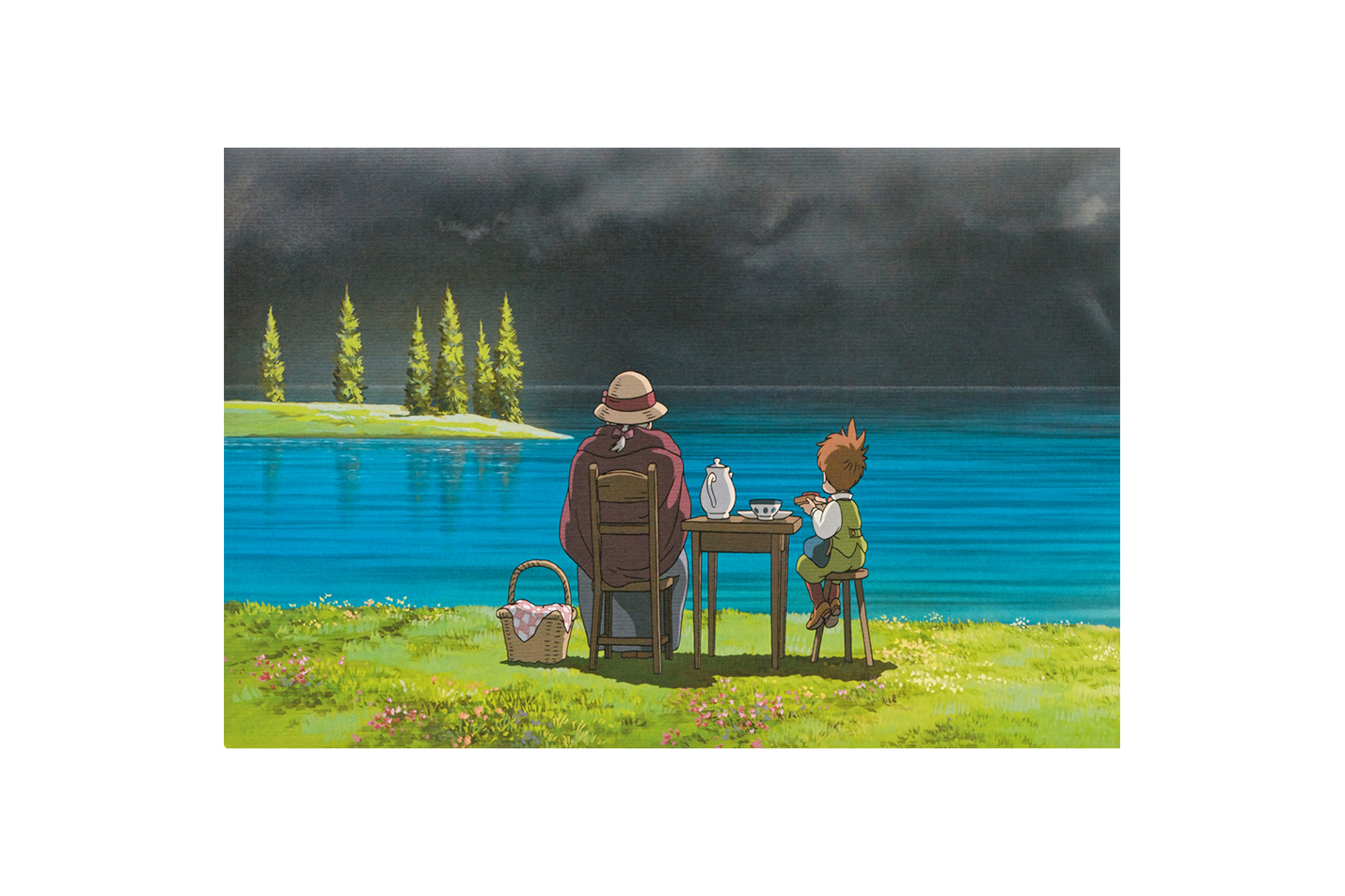 howls moving castle model 9, anime, studio ghibli theme, art, kanvas tablo