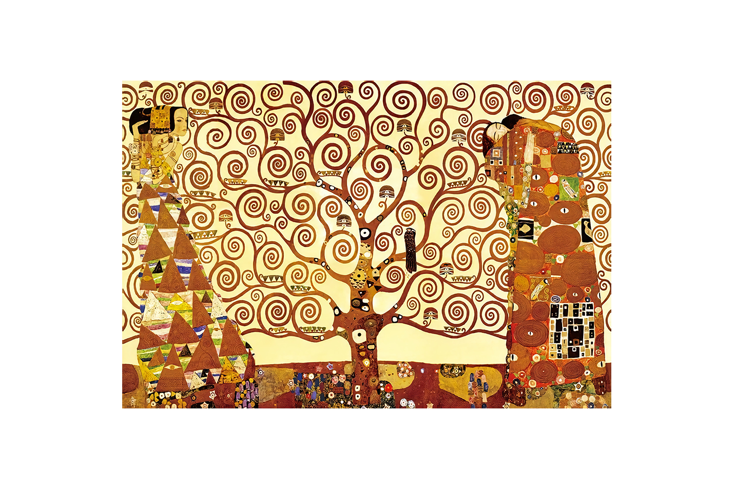 Gustav Klimt Hayat Ağacı Altın Dönem Art Nouveau Kanvas Tablo