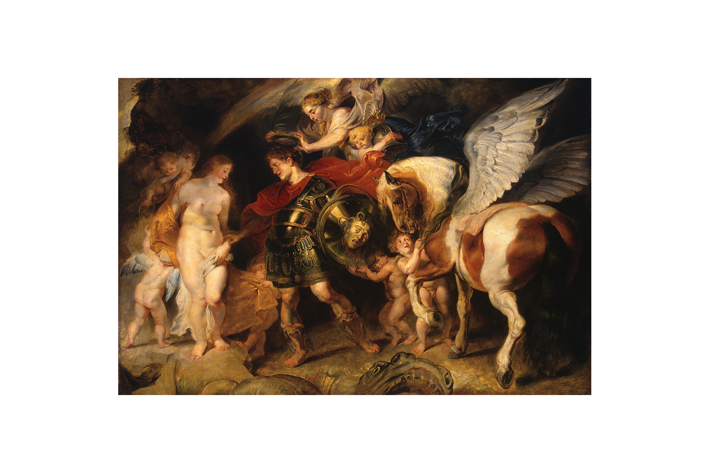 Peter Paul Rubens'in Mitolojik Başyapıtı Perseus ve Andromeda Barok Sanatı Kanvas Tablo