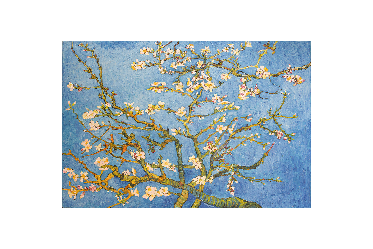 Vincent van Gogh Badem Çiçekleri Sanatsal Kanvas Tablo