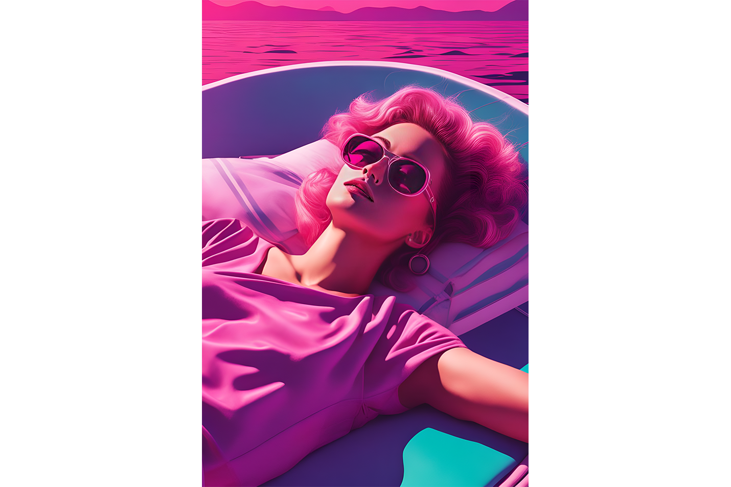 retrowave vogue, pop art, beauty, art, kanvas tablo