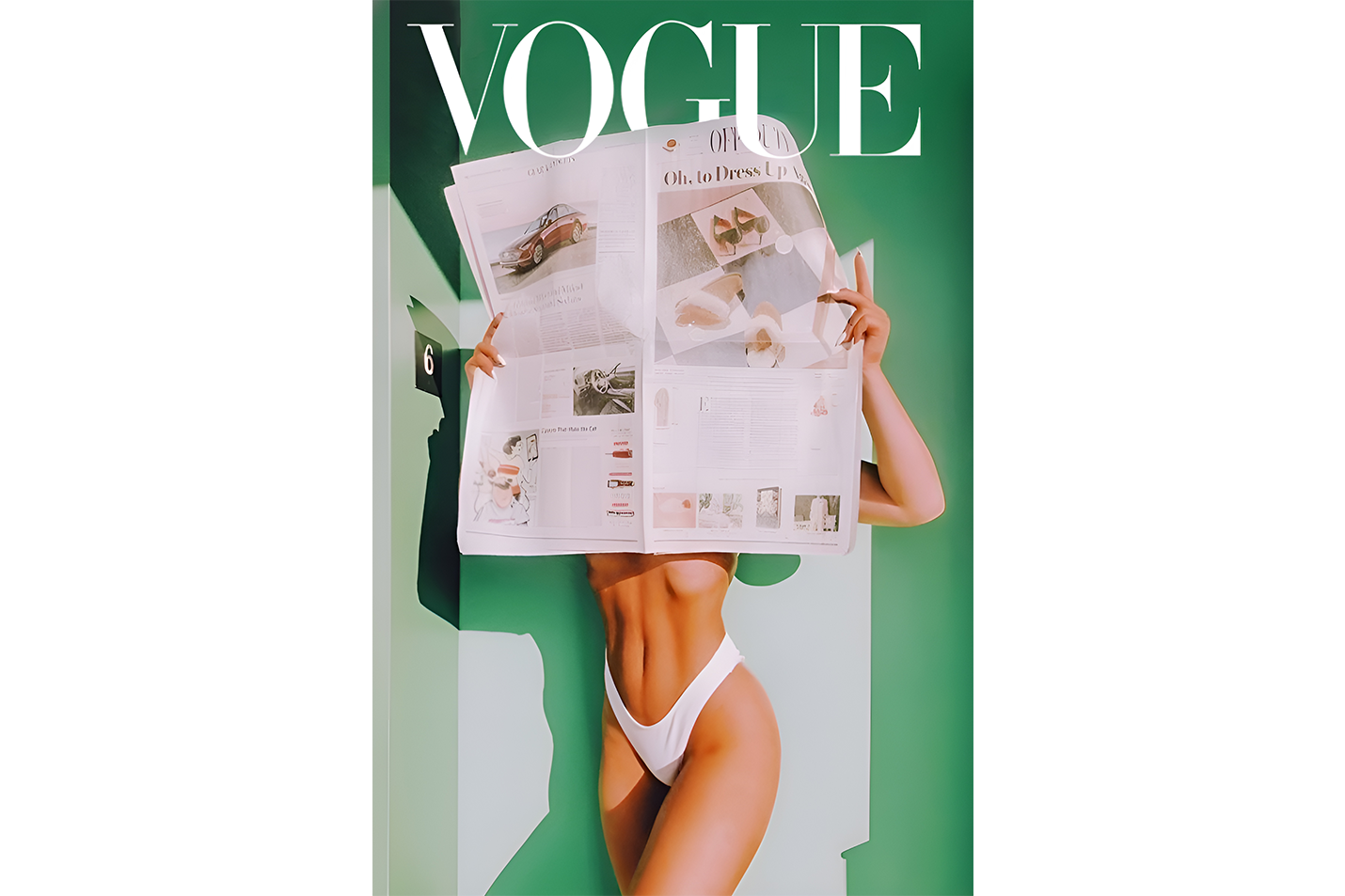 vogue, sanat, art, newspaper, model, kadın, kanvas tablo