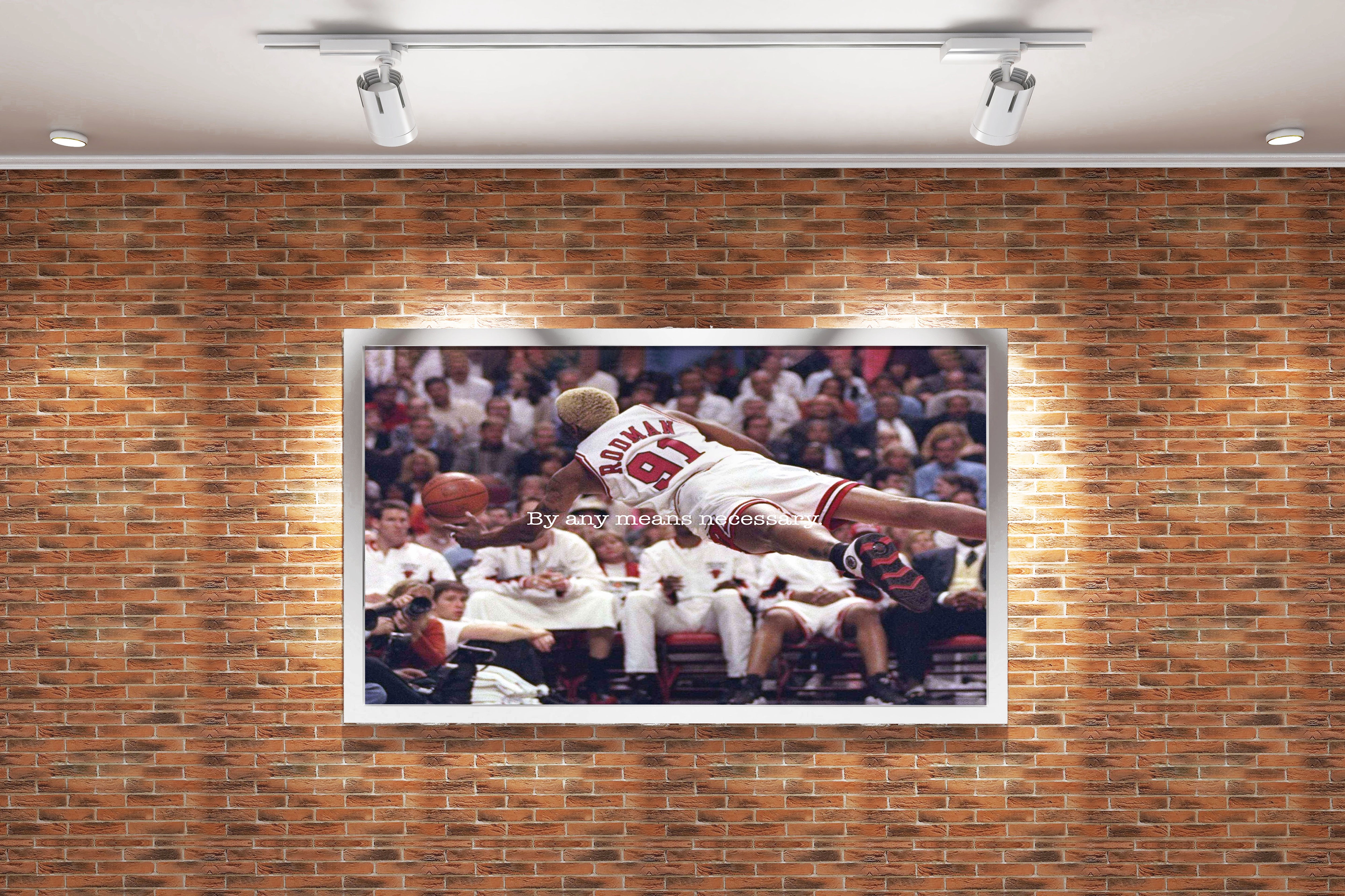 by any means, dennis rodman, sport, kanvas tablo