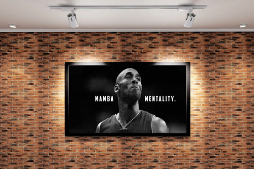 mamba mentality, kobe bryant, sport, kanvas tablo
