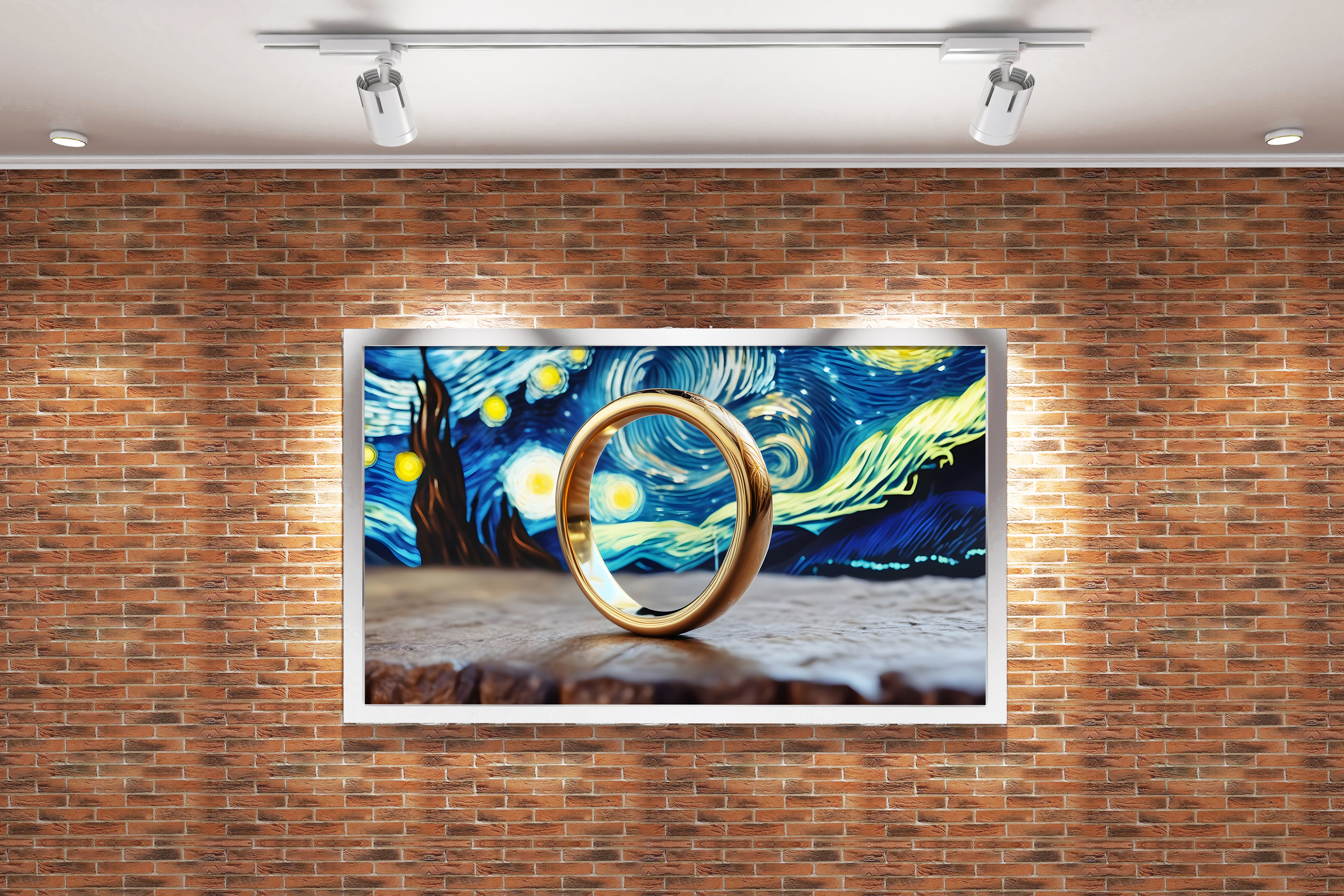 ai creation, lotr the one ring, ai art, art, kanvas tablo
