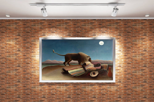 Henri Rousseau Uyuyan Çingene Naif Sanat Kanvas Tablo