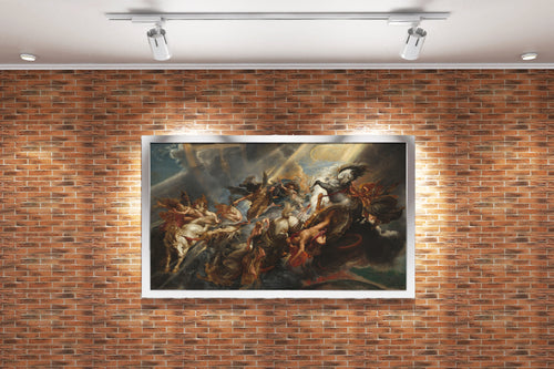 Peter Paul Rubens Phaeton'un Düşüşü Dramatik Barok Sanatı Kanvas Tablo