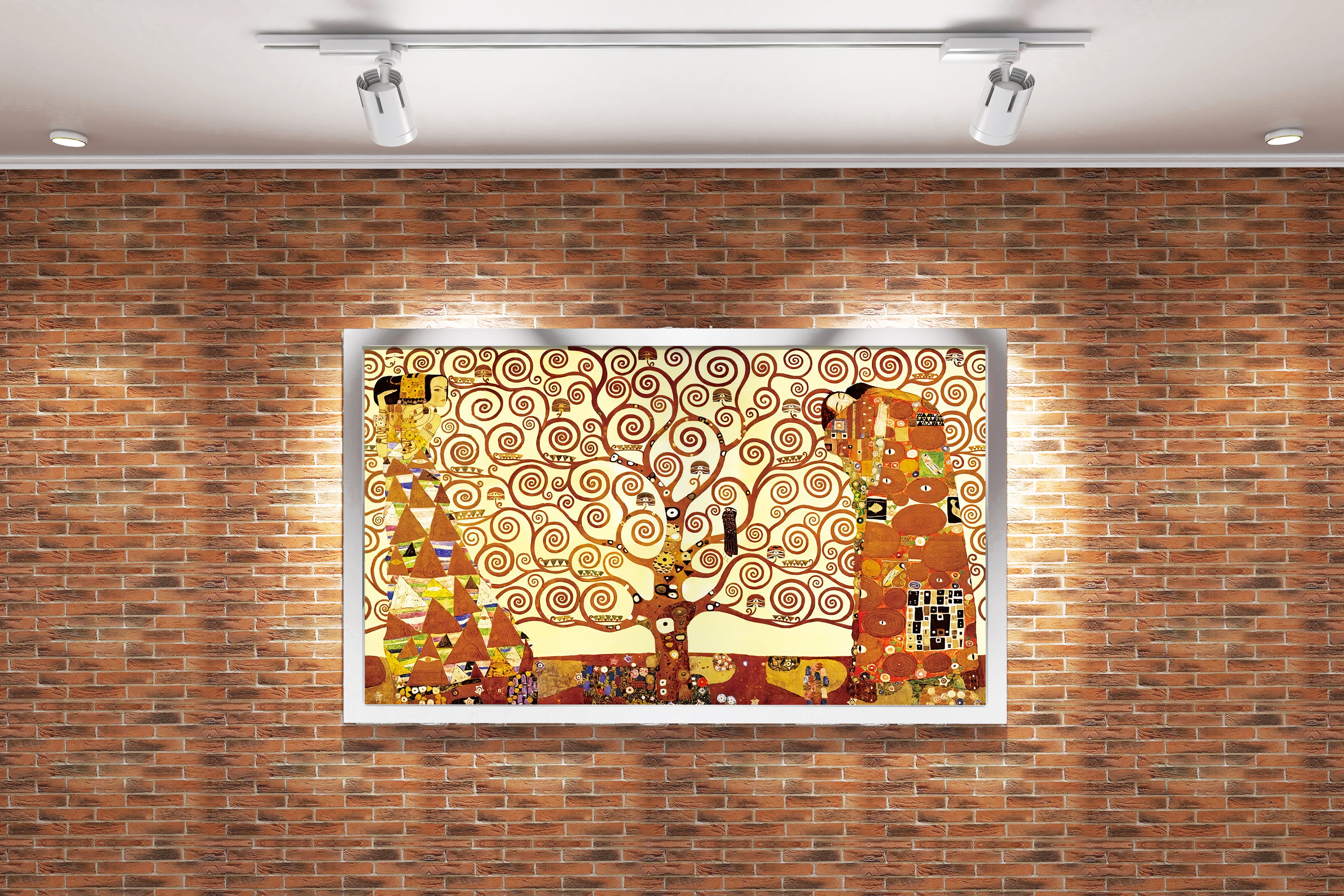 Gustav Klimt Hayat Ağacı Altın Dönem Art Nouveau Kanvas Tablo