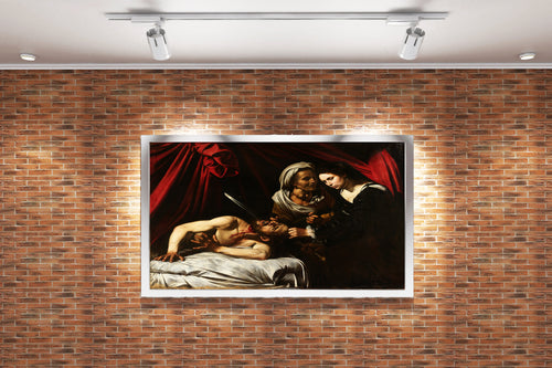 Artemisia Gentileschi'nin Sarsıcı Başyapıtı Judith, Holofernes'in Başını Keserken Barok Kanvas Tablo
