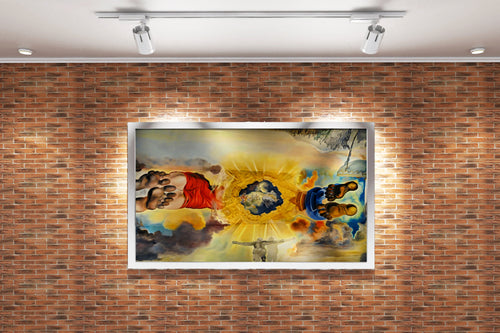 Salvador Dalí'nin Anıtsal Eseri Rüzgarlar Sarayı Tavan Resmi Sürrealist Kanvas Tablo